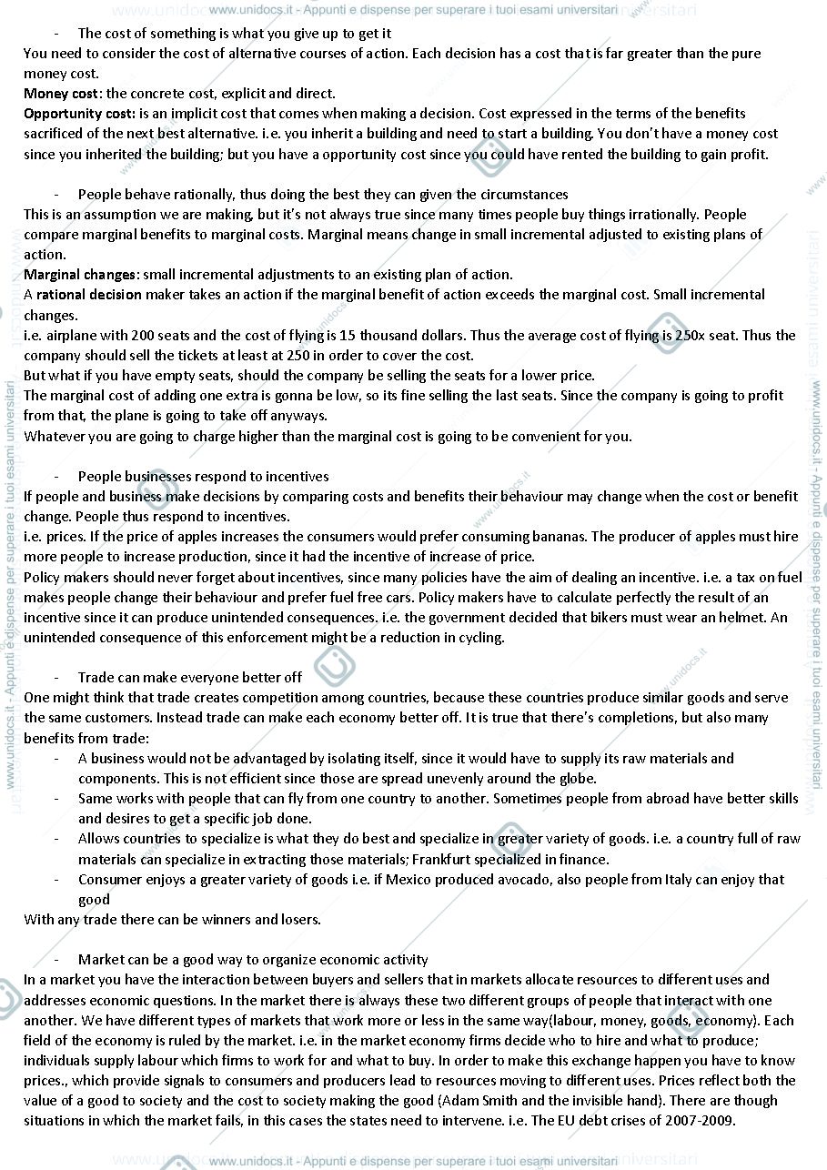Anteprima pagina 3 — Economics 2 semester