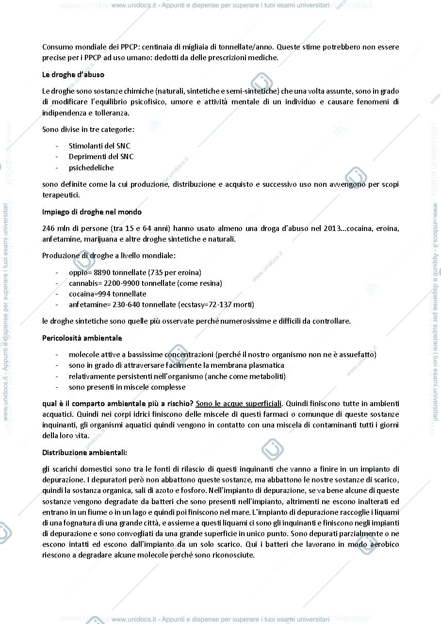 Anteprima pagina 5 — Appunti di Ecotossicologia 20/21