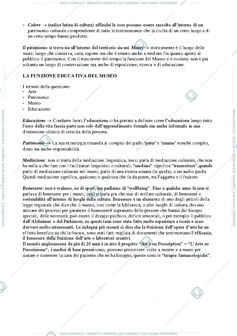 Anteprima pagina 2 — EDUCAZIONE AL PATRIMONIO ARTISTICO