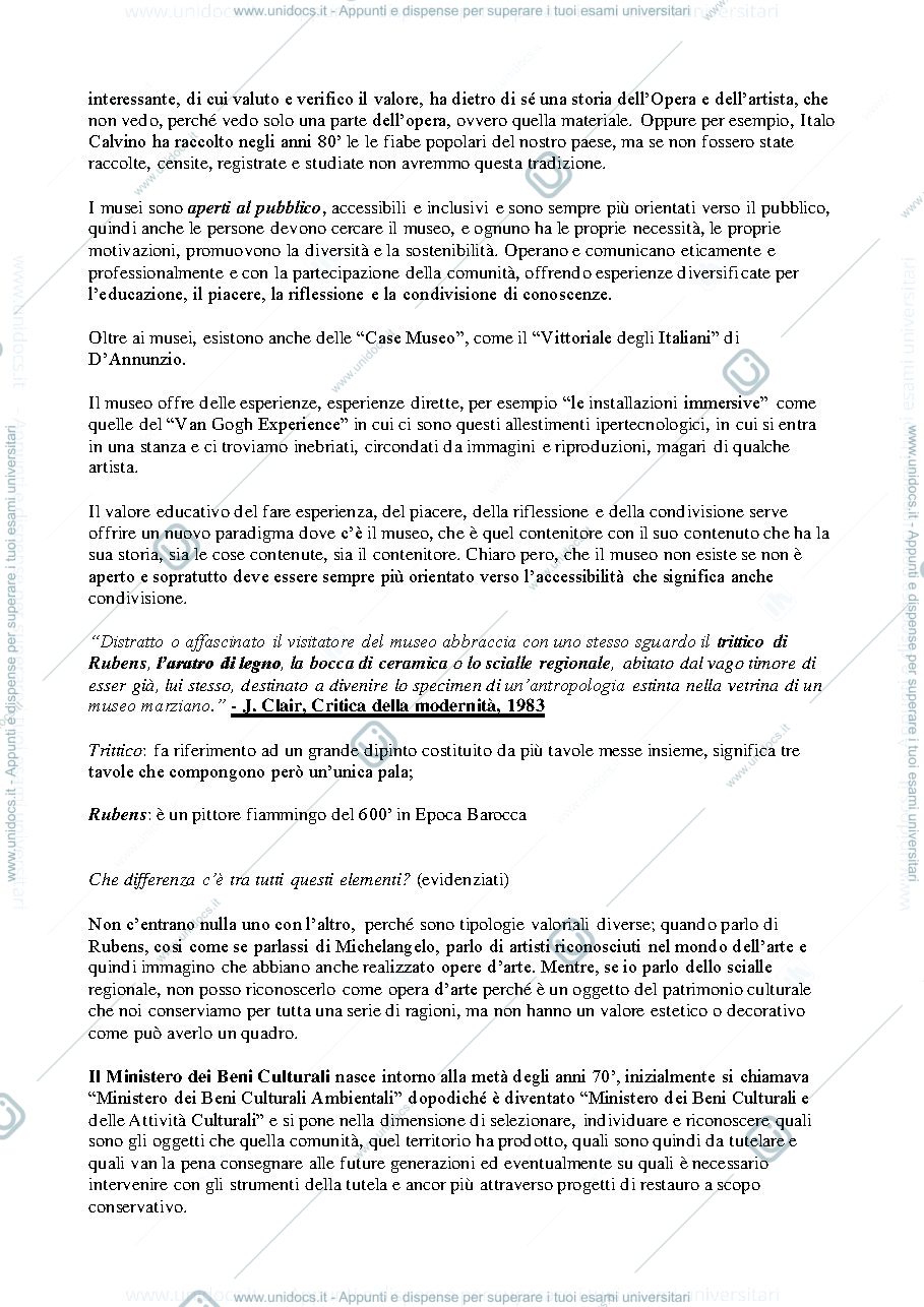 Anteprima pagina 4 — EDUCAZIONE AL PATRIMONIO ARTISTICO