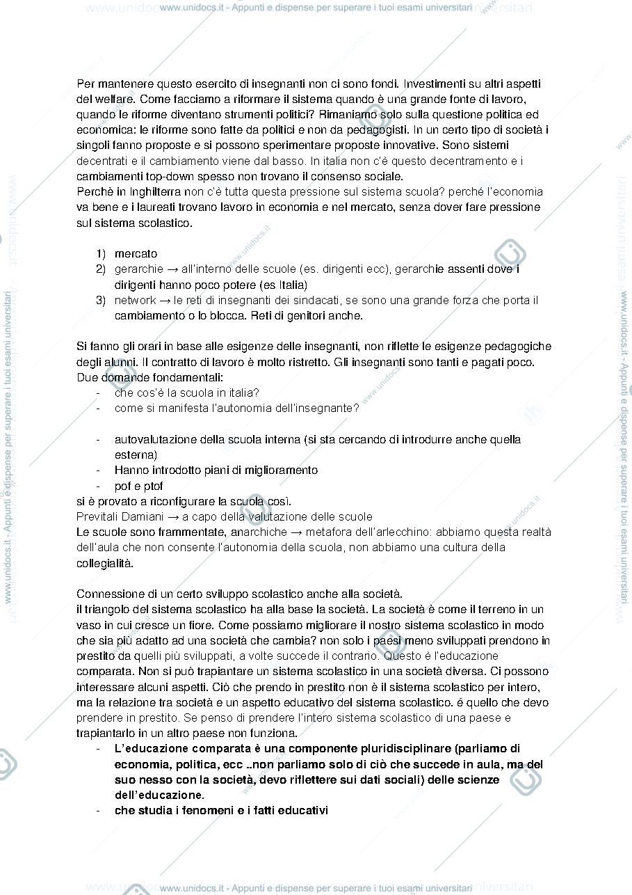 Anteprima pagina 2 — Appunti EDUCAZIONE COMPARATA Mincu