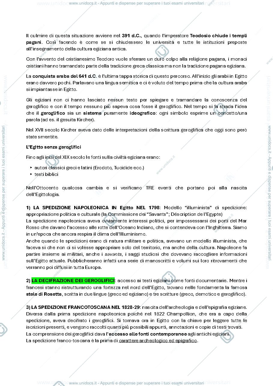Anteprima pagina 3 — Appunti Egittologia unipi