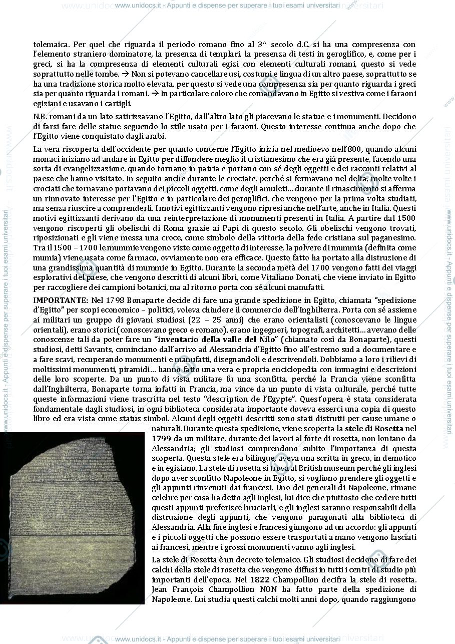 Anteprima pagina 2 — egittologia appunti modulo A-B