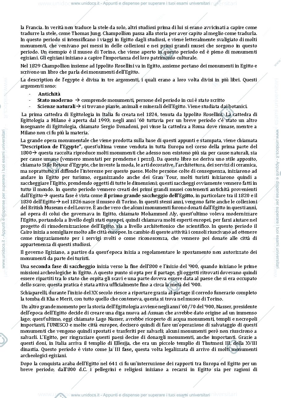 Anteprima pagina 3 — egittologia appunti modulo A-B