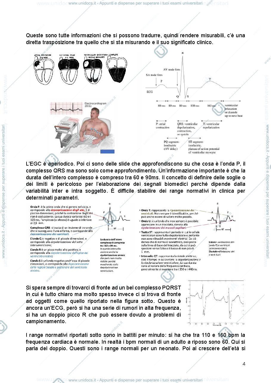 Anteprima pagina 4 — Sbobine elaborazione dei segnali biomedici 