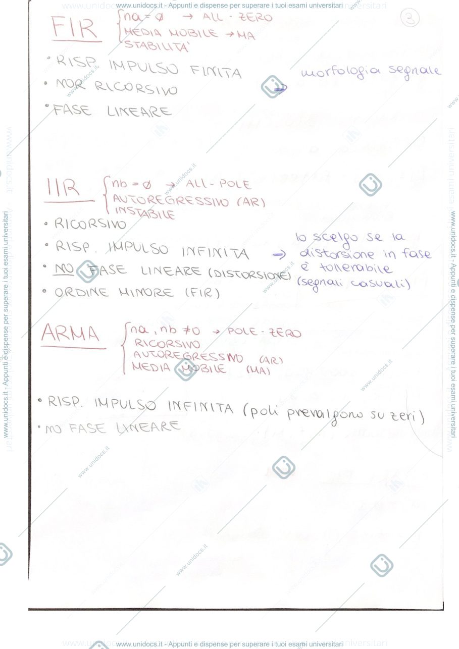 Anteprima pagina 2 — Riassunto filtri