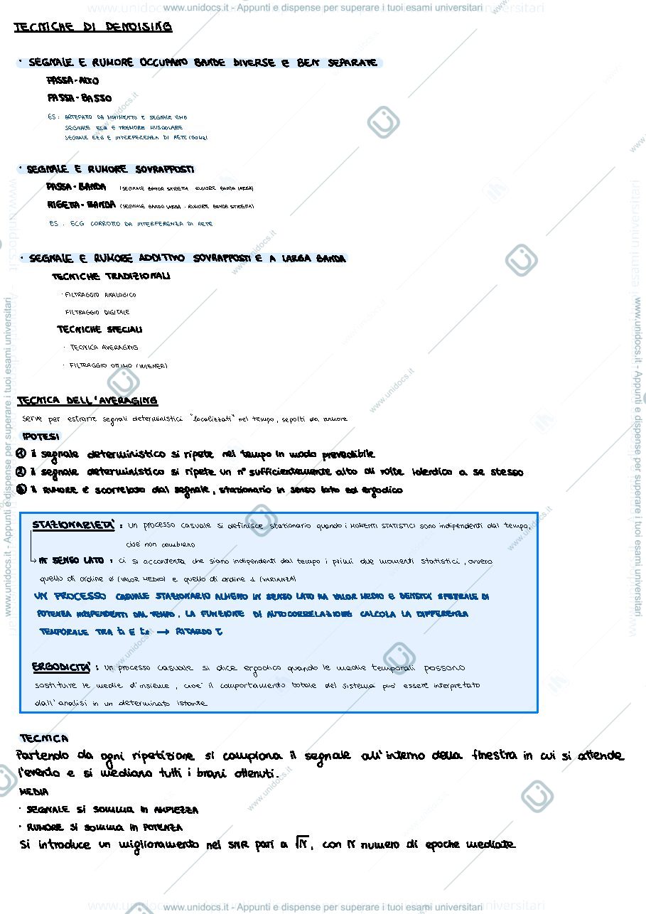 Anteprima pagina 2 — Riassunto rumore