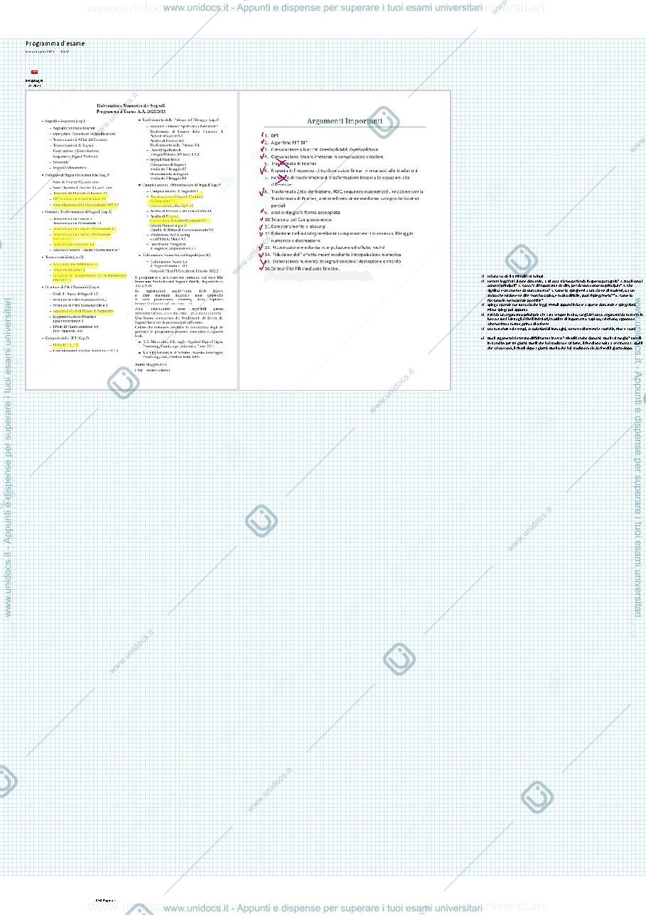 Anteprima pagina 1 — Appunti ENS 23-24