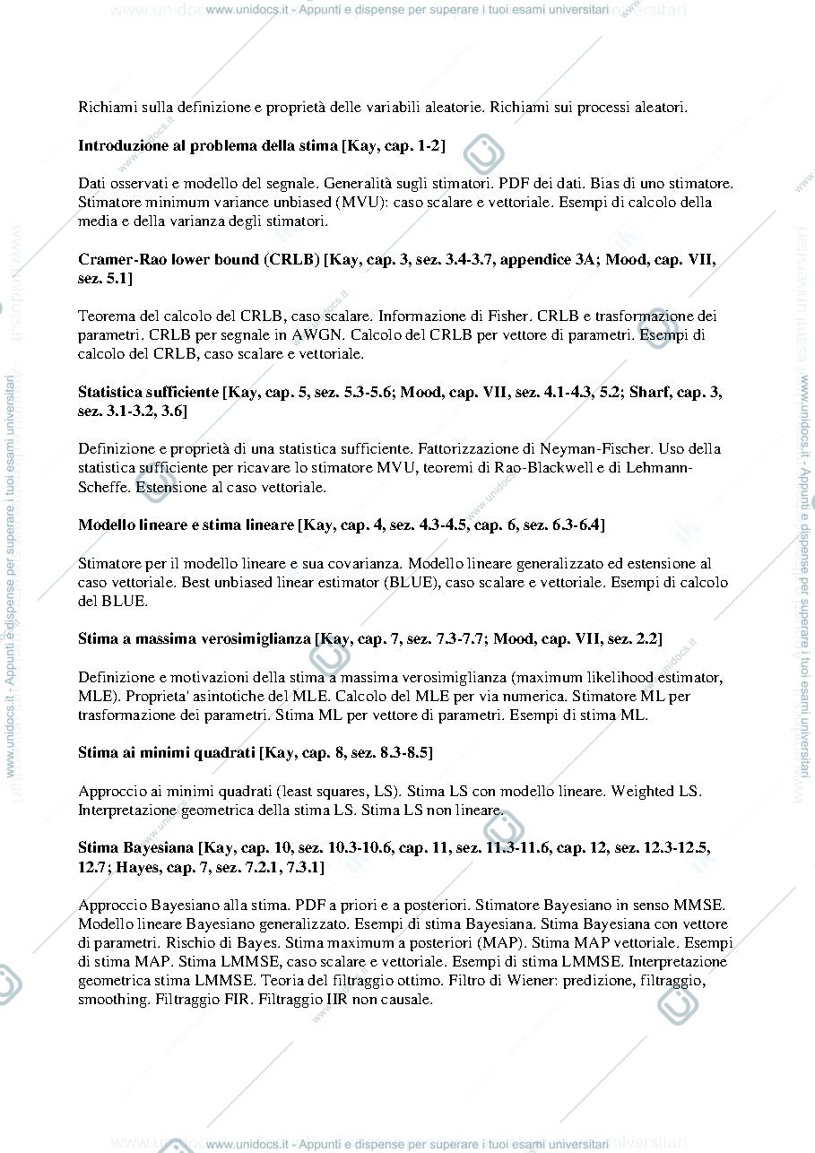 Anteprima pagina 1 — Programma