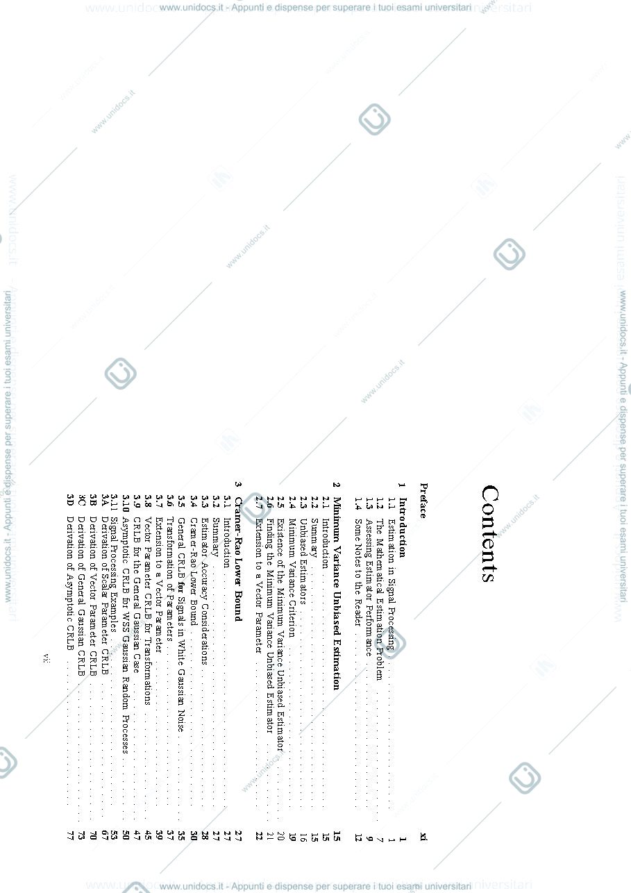 Anteprima pagina 2 — S.M. Kay, Fundamentals of statistical signal processing - Estimation theory
