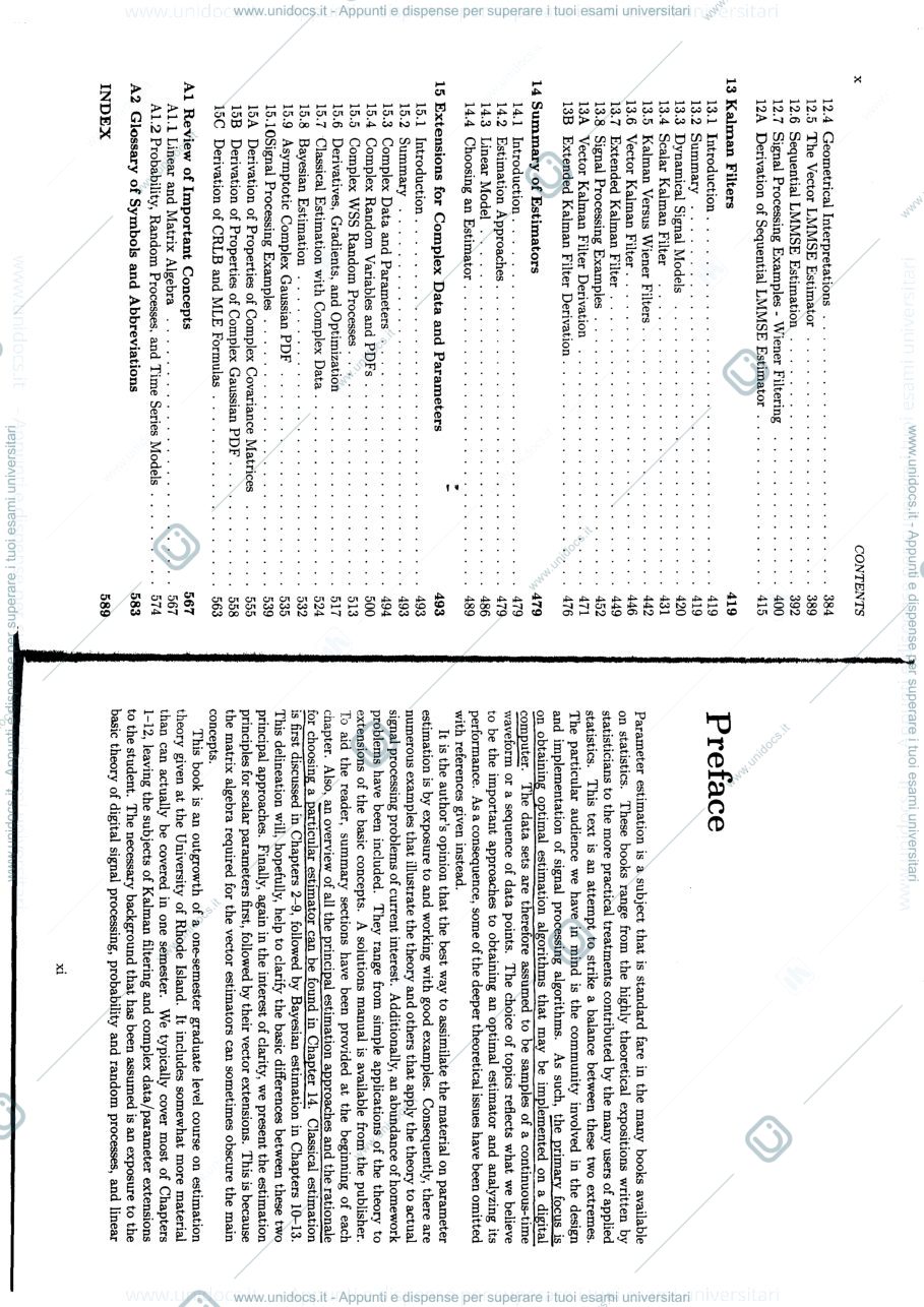 Anteprima pagina 4 — S.M. Kay, Fundamentals of statistical signal processing - Estimation theory