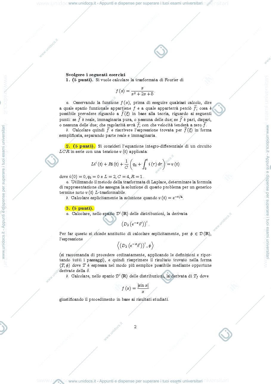 Anteprima pagina 2 — an_funz2017_itinere2 esami corso prof: Bramanti
