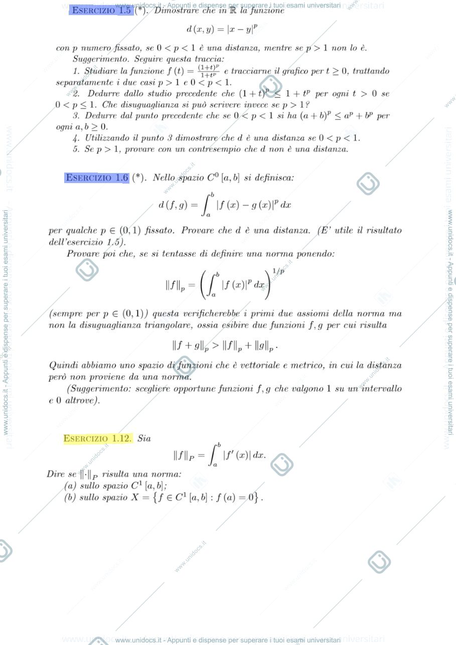 Anteprima pagina 2 — esercizi corso prof: Bramanti