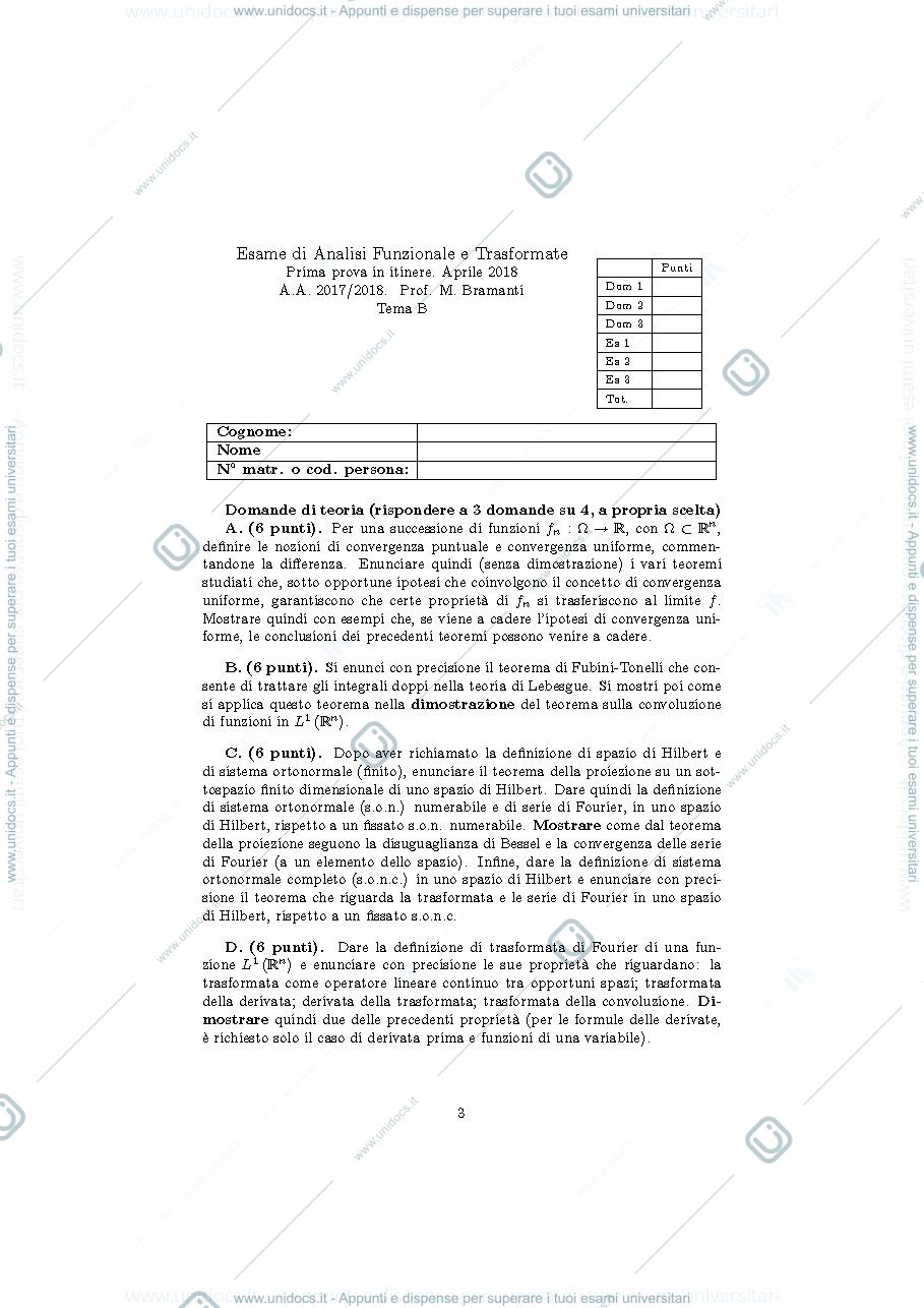 Anteprima pagina 3 — an_funz2018_itinere1 esami corso prof: Bramanti