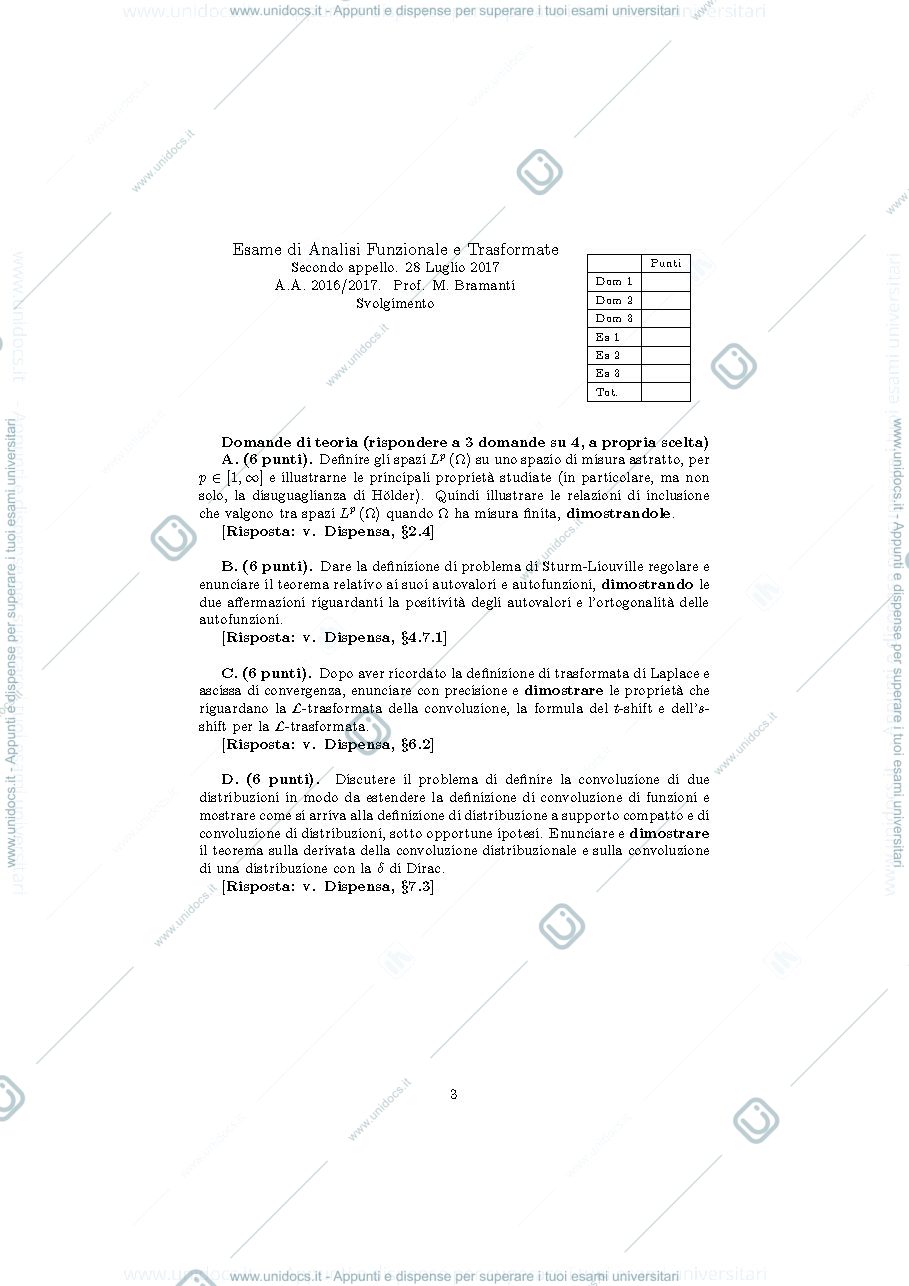 Anteprima pagina 3 — an_funz_2017_appello2 esami corso prof: Bramanti
