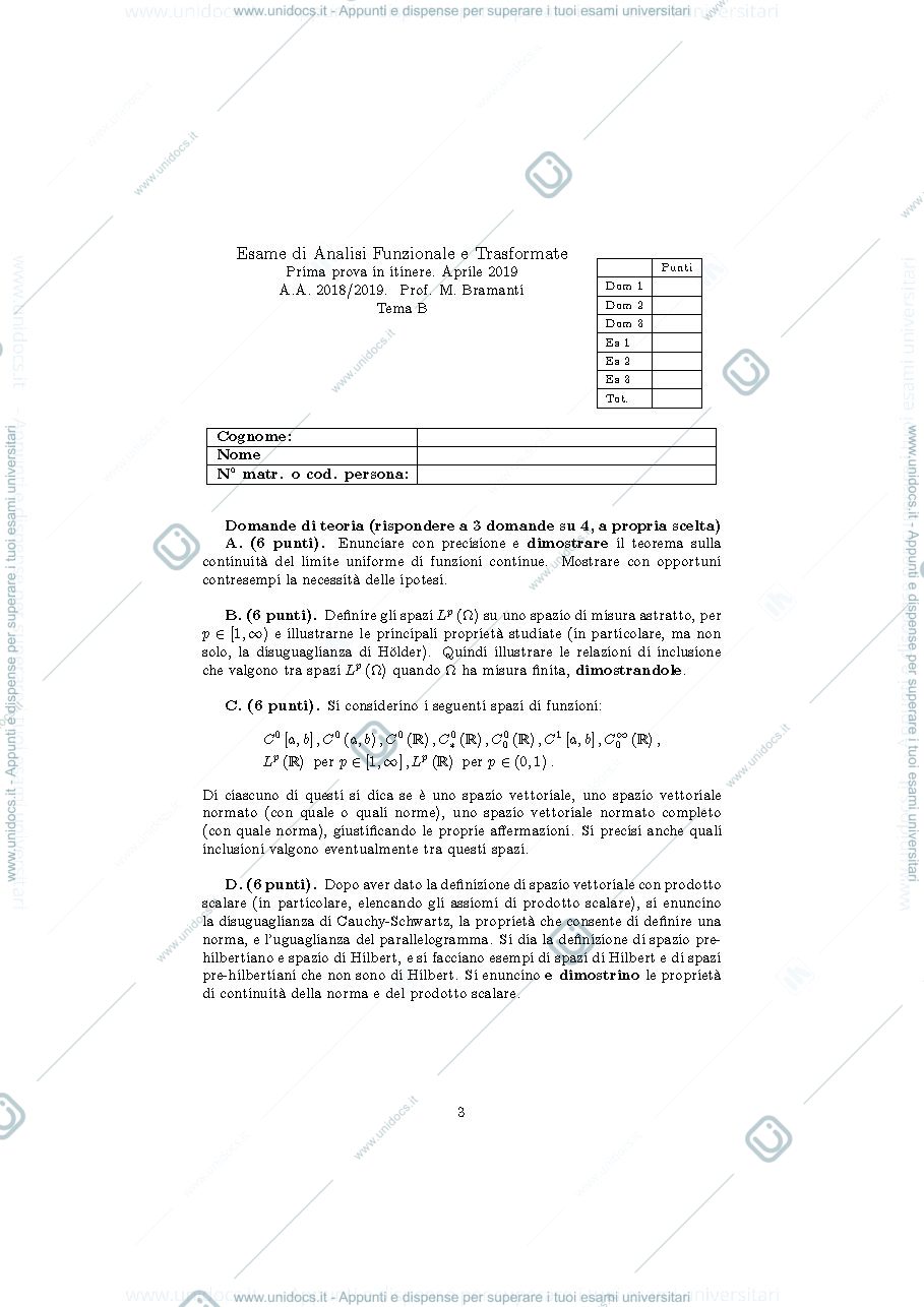 Anteprima pagina 3 — an_funz2019_itinere1 esami prof: Bramanti
