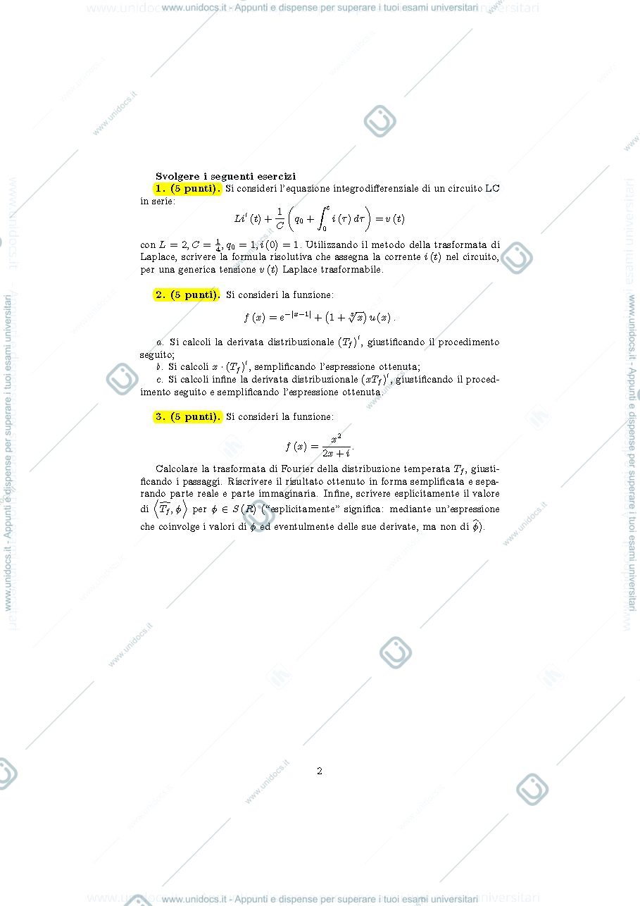 Anteprima pagina 2 — an_funz2018_itinere2 esami corso prof: Bramanti