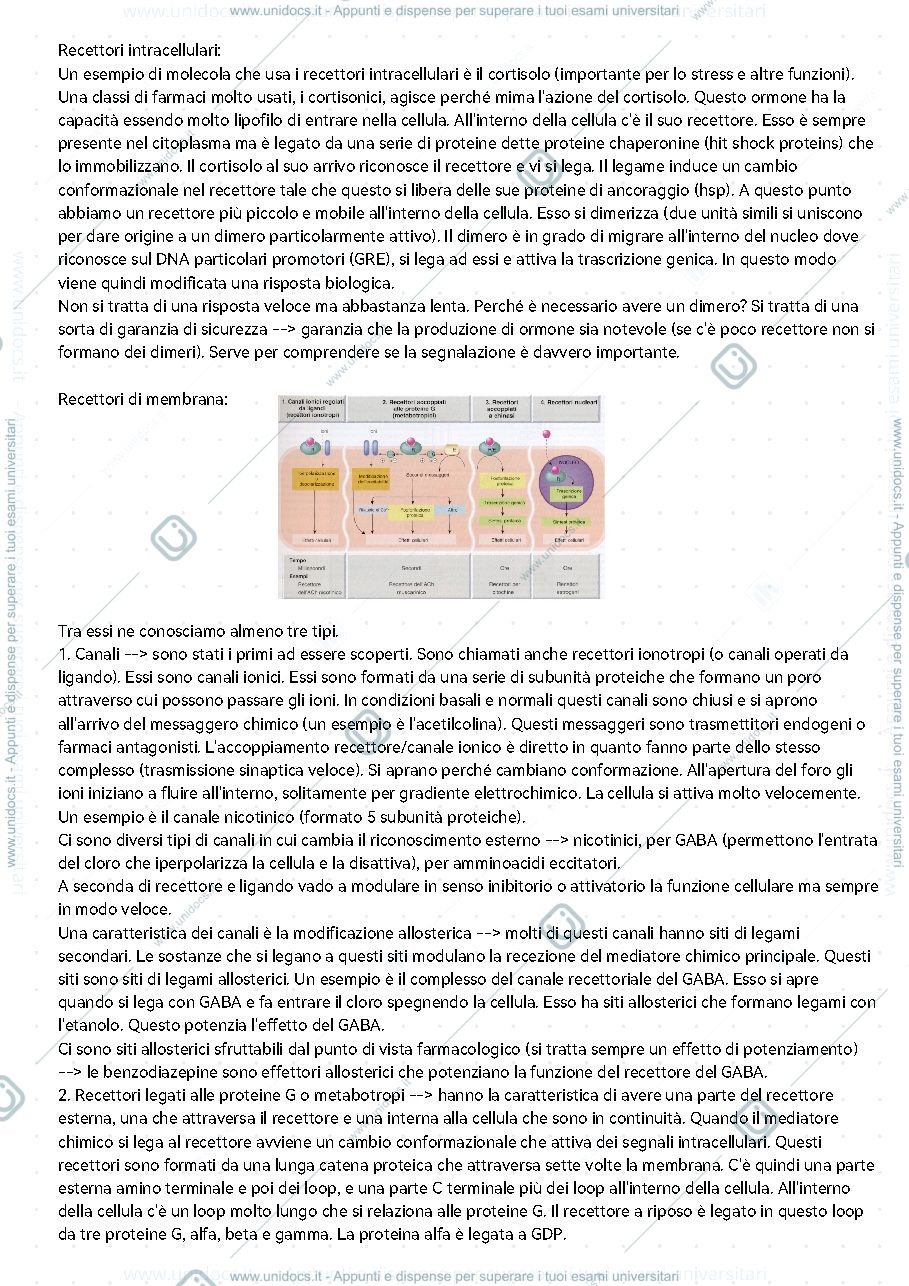 Anteprima pagina 2 — Farmacodinamica