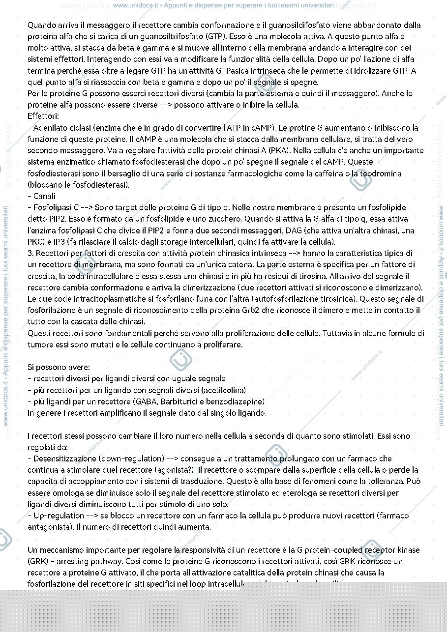 Anteprima pagina 3 — Farmacodinamica