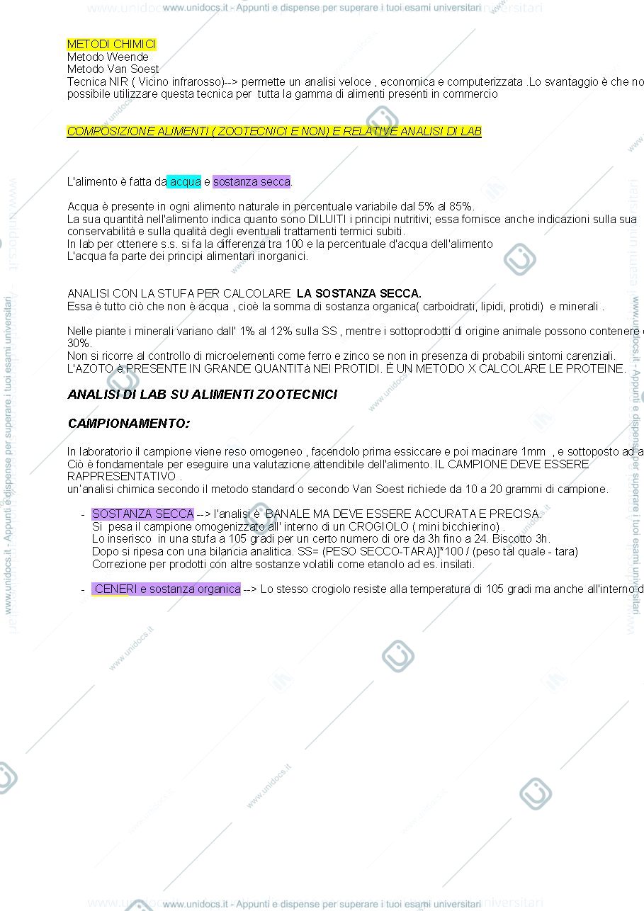 Anteprima pagina 3 — Appunti+ approfondimenti Produzioni Animali 2