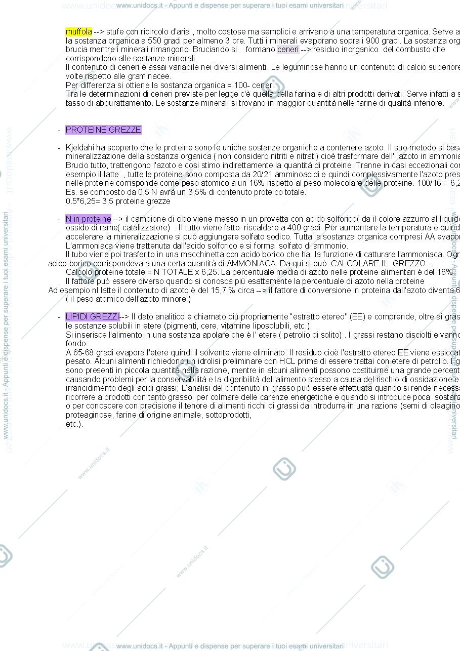 Anteprima pagina 4 — Appunti+ approfondimenti Produzioni Animali 2
