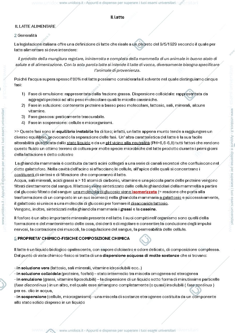 Anteprima pagina 1 — il latte