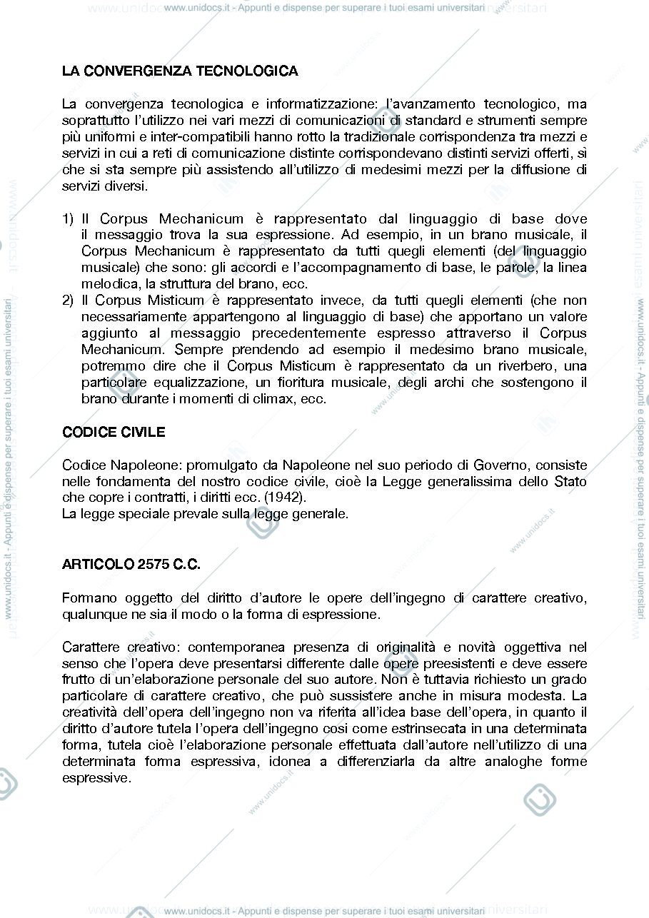 Anteprima pagina 3 — Elementi di diritto dell'informazione musicale