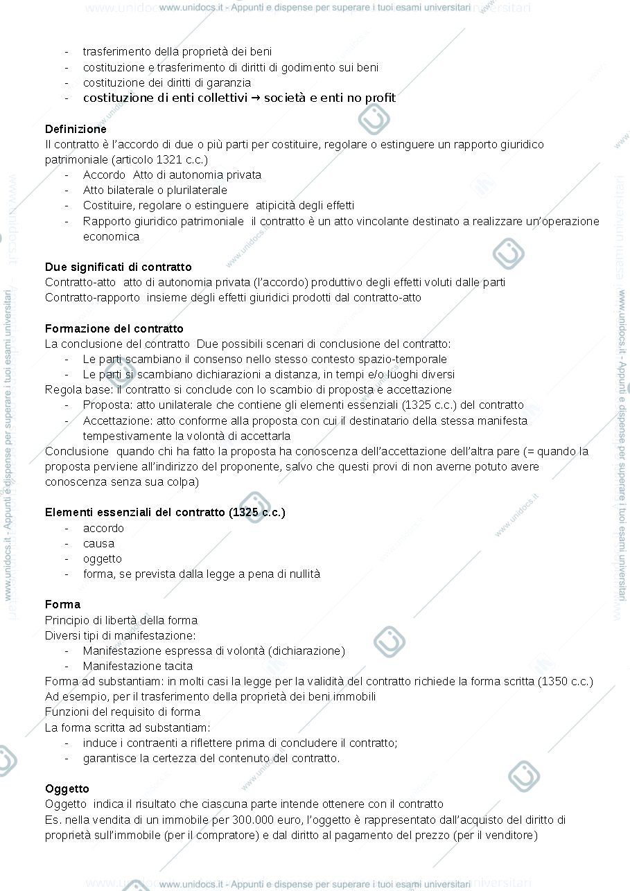 Anteprima pagina 2 — Diritto privato 