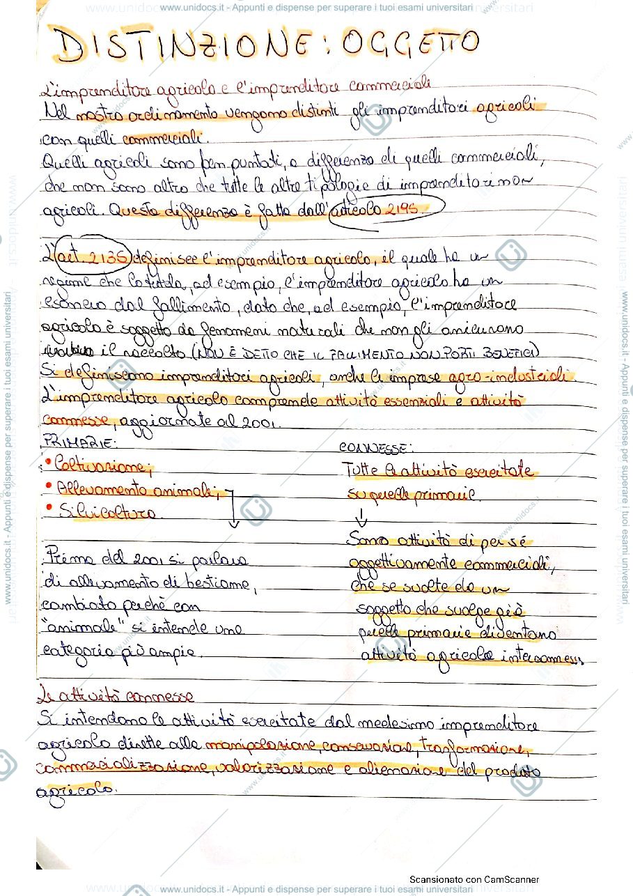 Anteprima pagina 1 — Oggetto e dimensione-Imprenditore-Lezione 2 diritto commerciale-21.09.2021