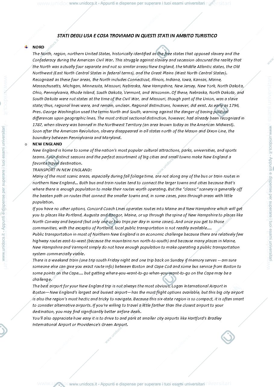 Anteprima pagina 1 — INGLESE GEOGRAFIA