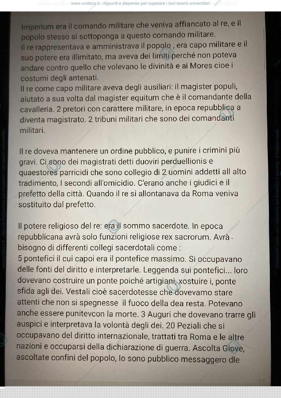 Anteprima pagina 2 — Diritto romano