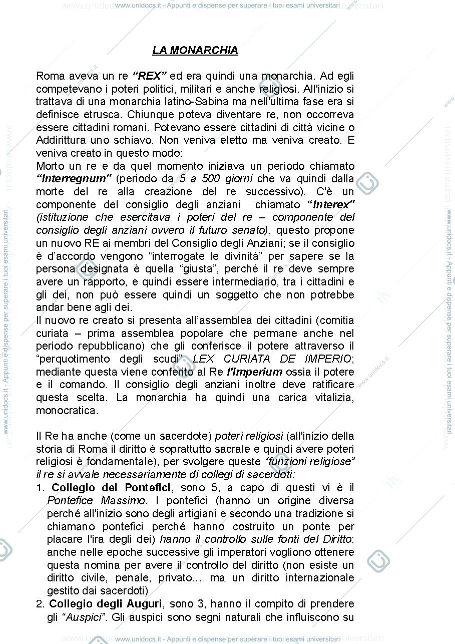 Anteprima pagina 2 — dispensa diritto romano