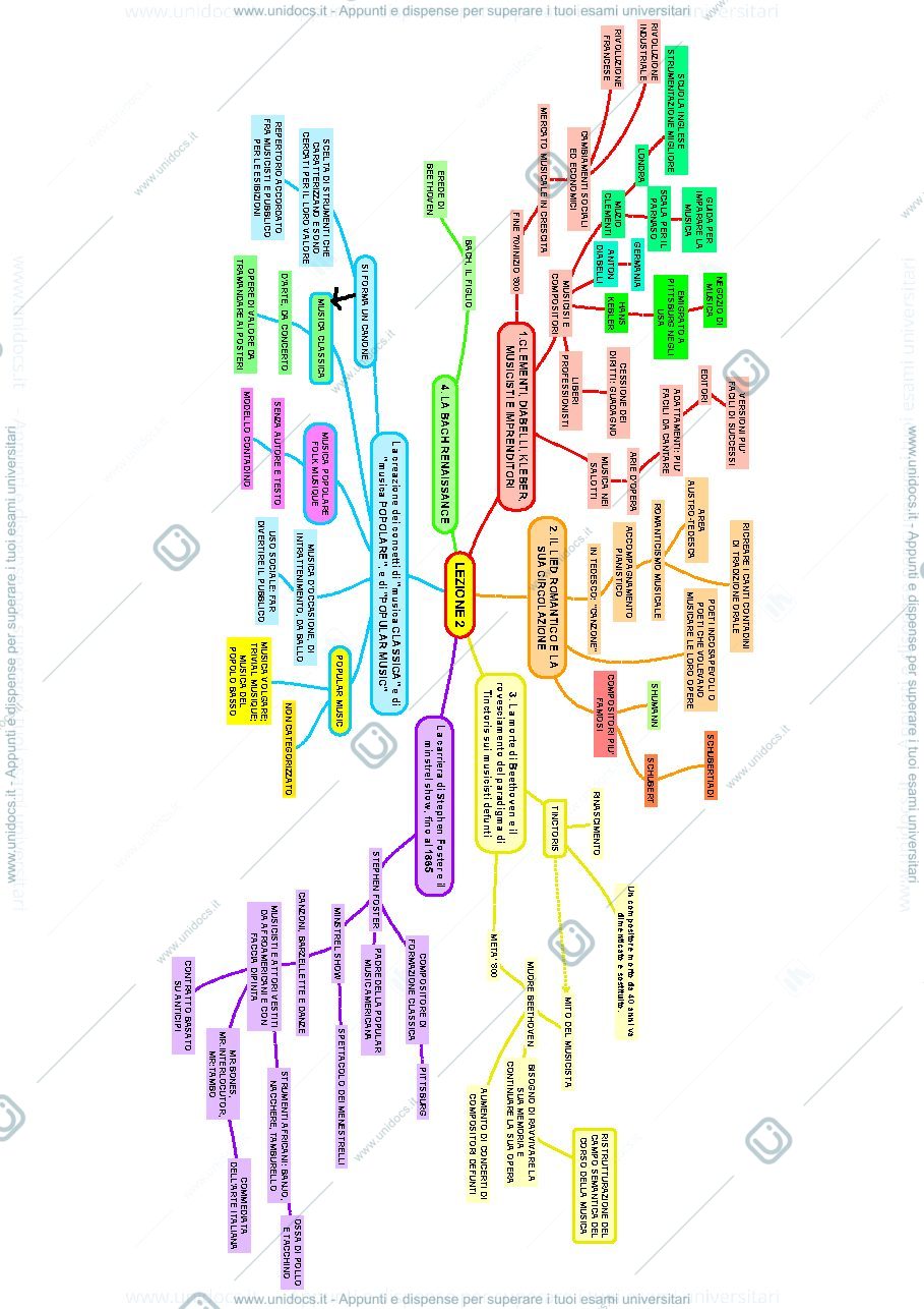 Anteprima pagina 2 — Mappe Mentali Economia di beni musicali