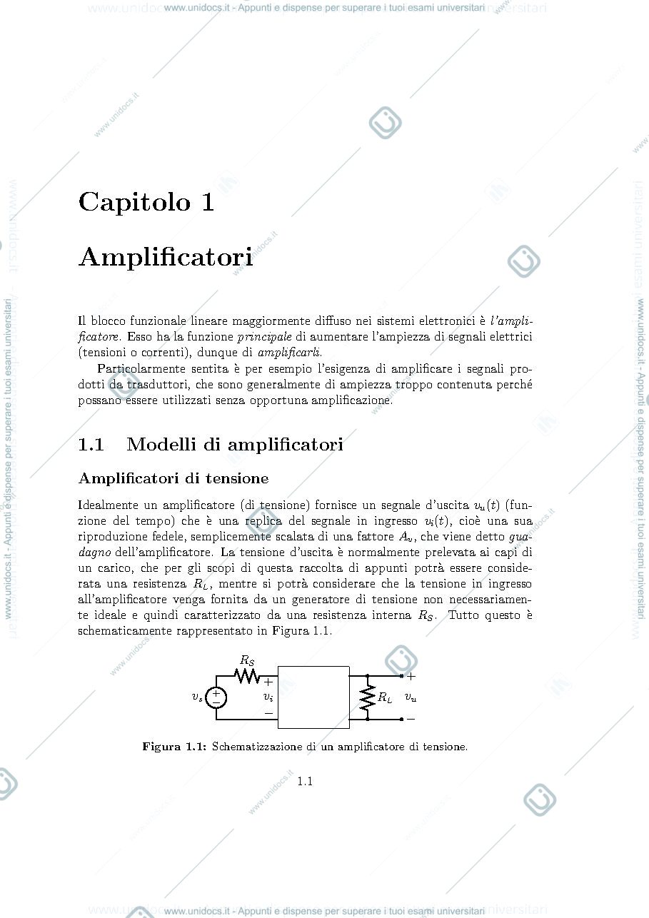 Anteprima pagina 5 — Appunti del corso di Elettronica
