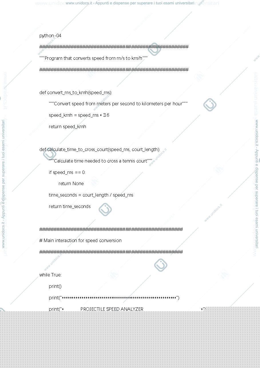 Anteprima pagina 1 — compito di informatica-python 04