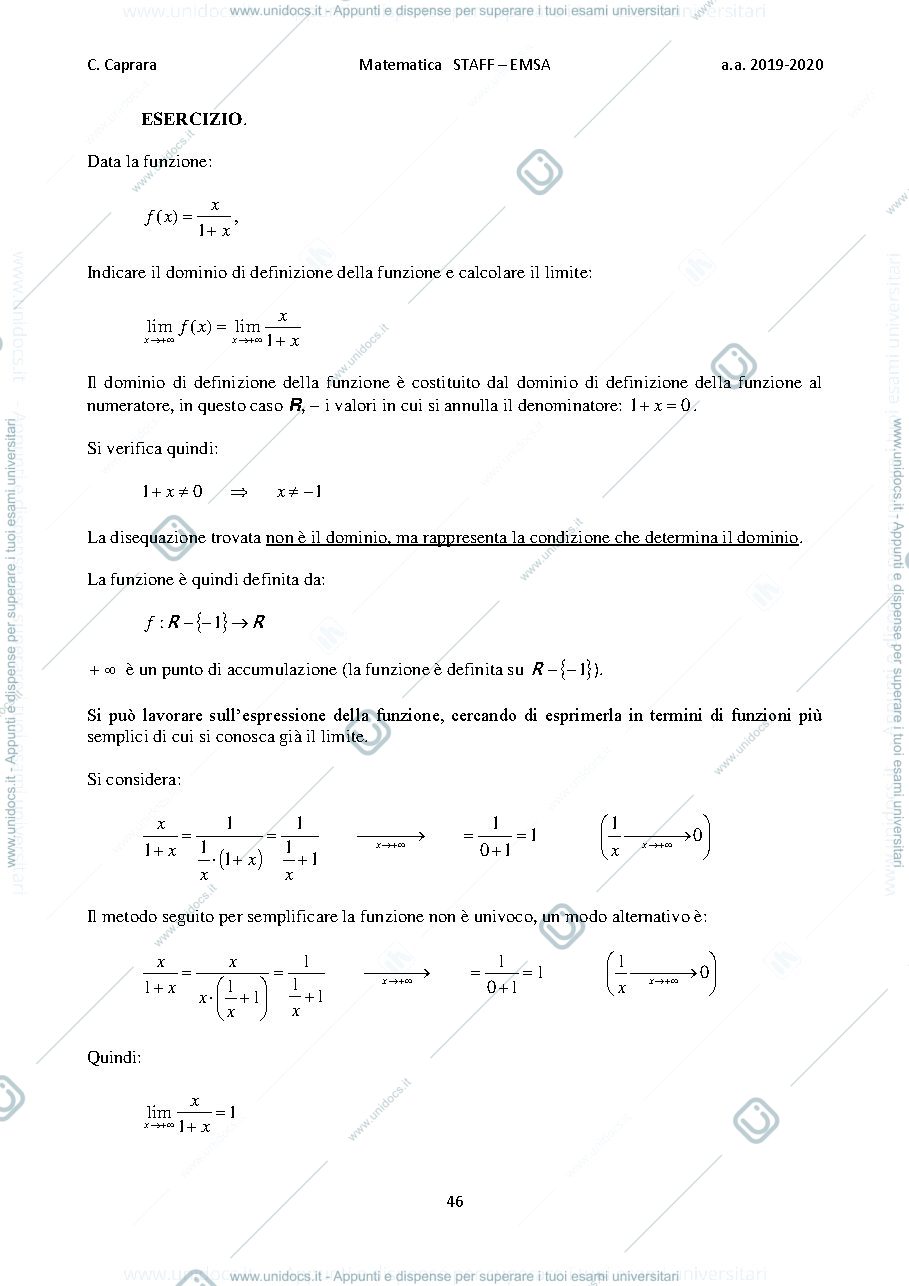 Anteprima pagina 2 — Proprietà della funzione logaritmo