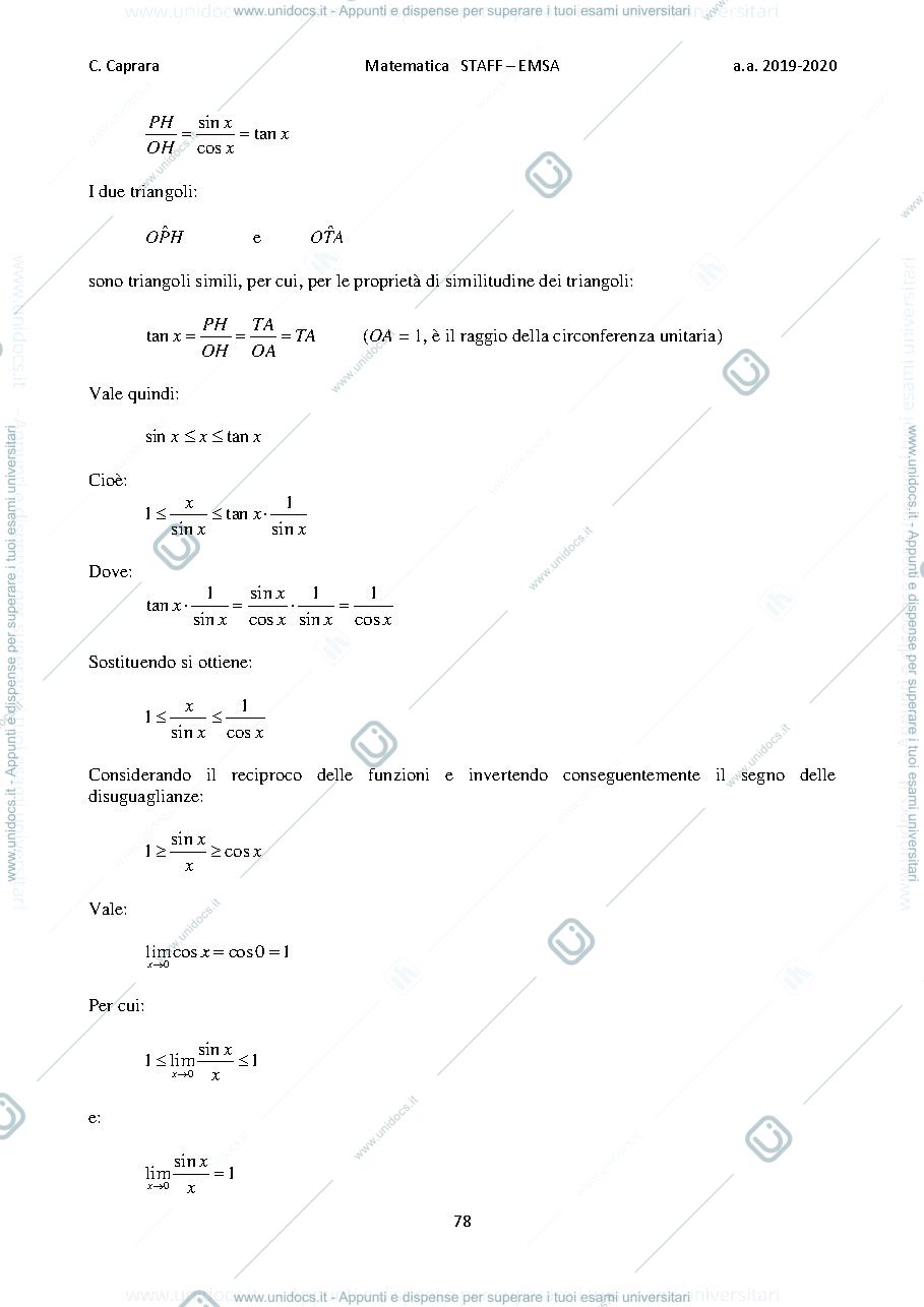 Anteprima pagina 3 — Esercizi limiti