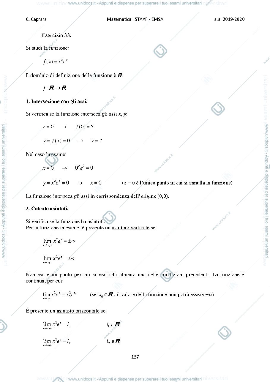 Anteprima pagina 2 — Esercizi sullo studio di funzione