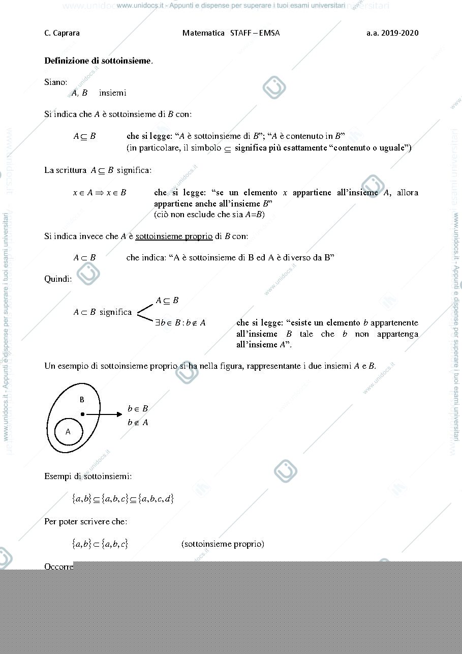 Anteprima pagina 3 — Teoria degli insiemi