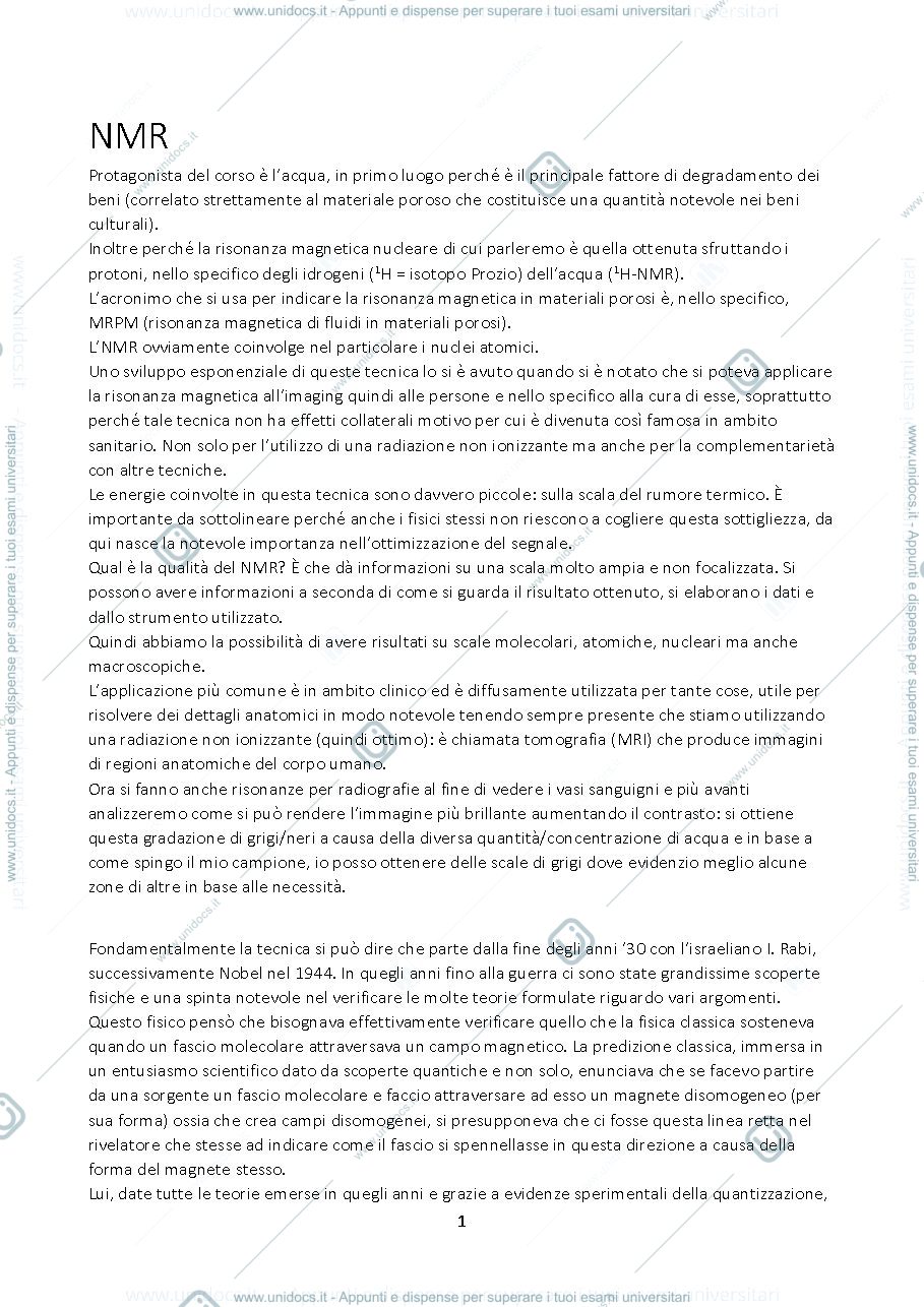 Anteprima pagina 1 — NMR