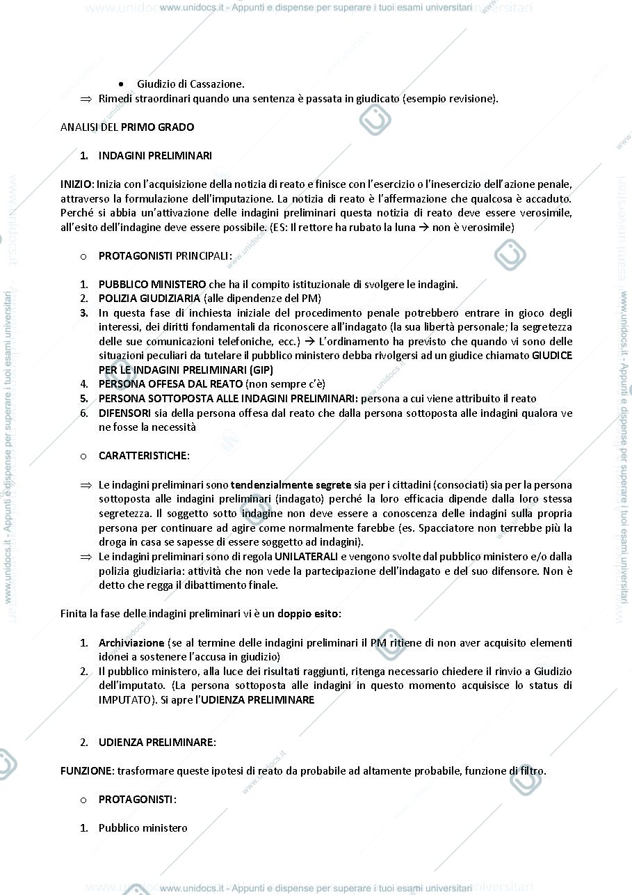 Anteprima pagina 3 — elementi di procedura penale