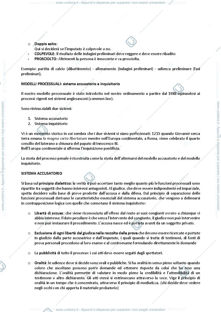 Anteprima pagina 5 — elementi di procedura penale