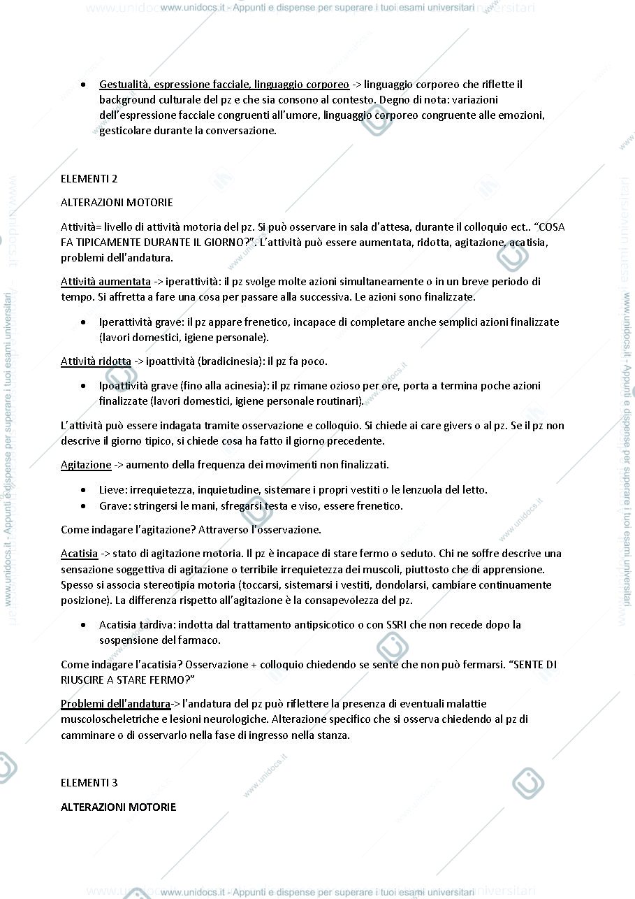 Anteprima pagina 3 — elementi di psicopatologia 