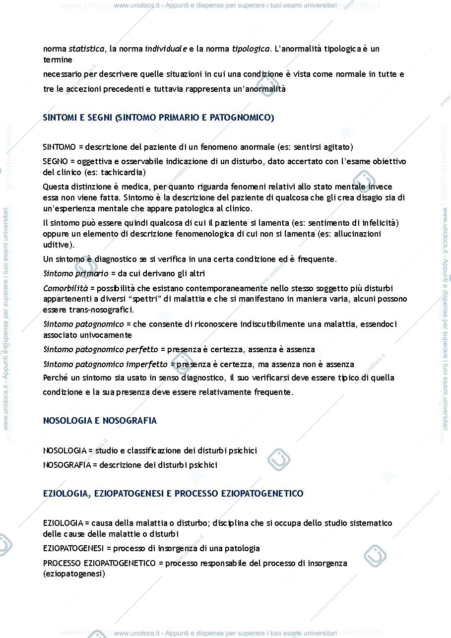 Anteprima pagina 3 — Riassunti esame "Elementi di Psicopatologia" (Dèttore/Cosci/Casale/Giangrasso)