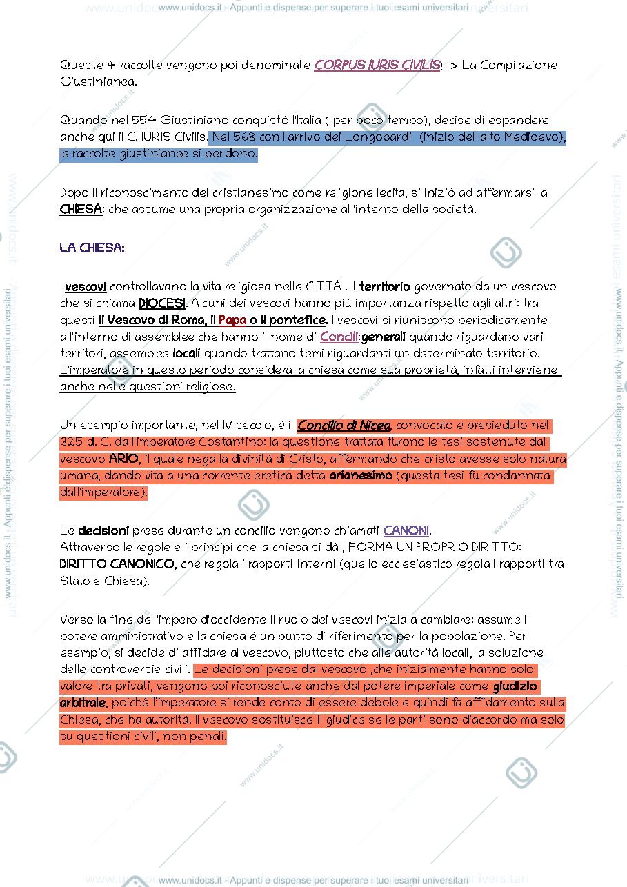 Anteprima pagina 3 — diritto medievale