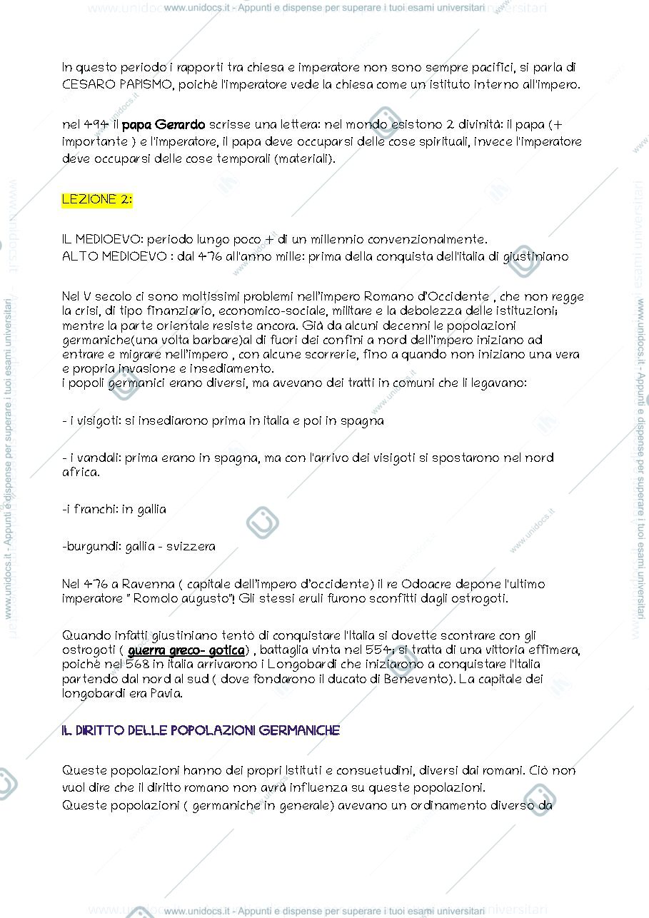 Anteprima pagina 4 — diritto medievale
