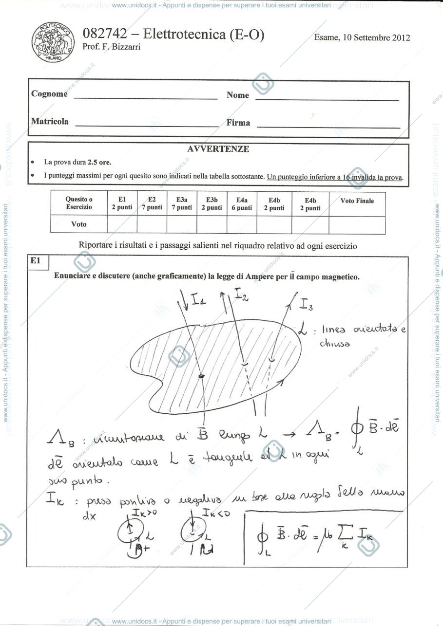 Anteprima pagina 1 — Soluzione_10_09_2012 esame prof: Bizzarri