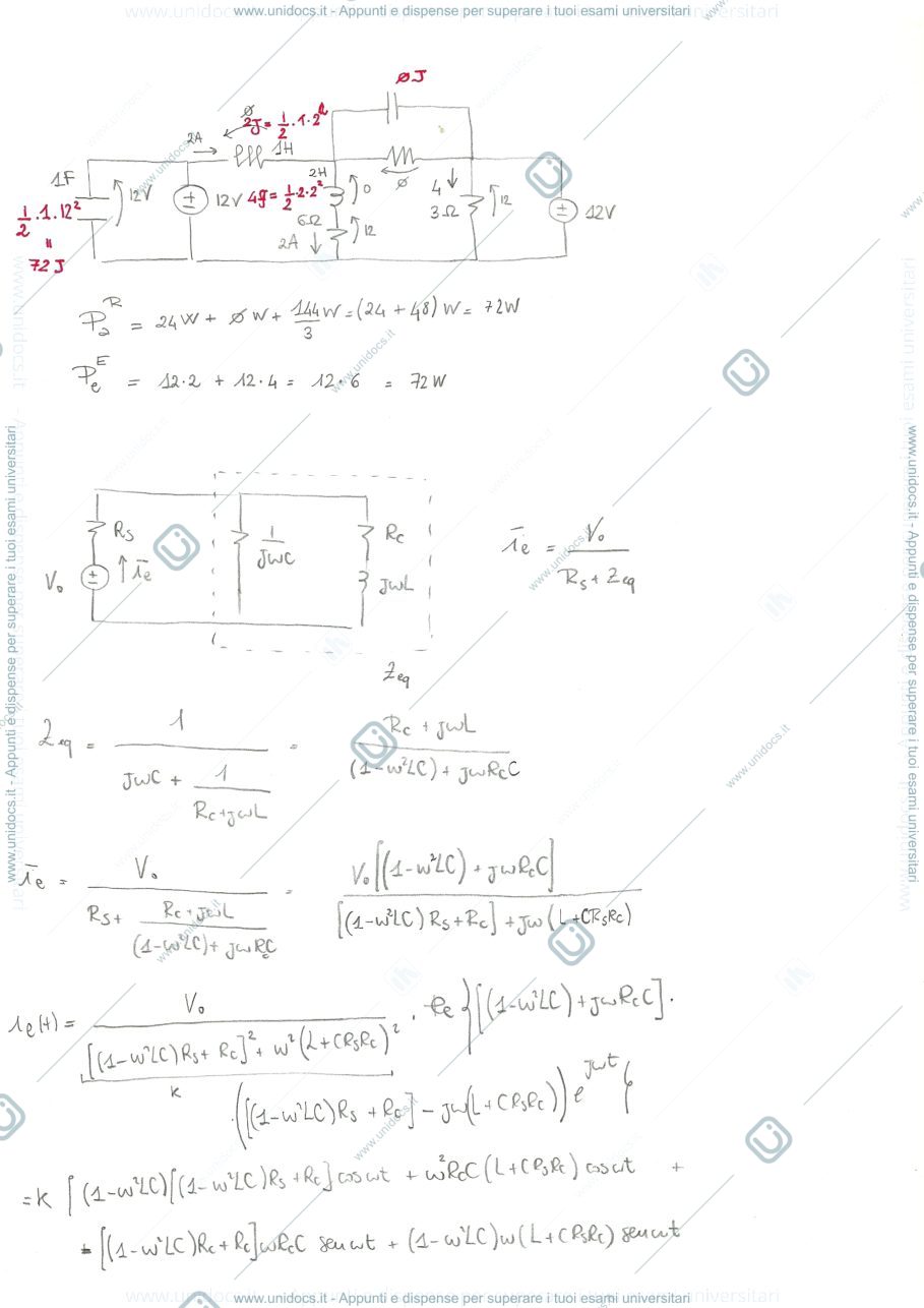 Anteprima pagina 1 — Soluzione_Foglio#8 esercizi prof: Bizzarri