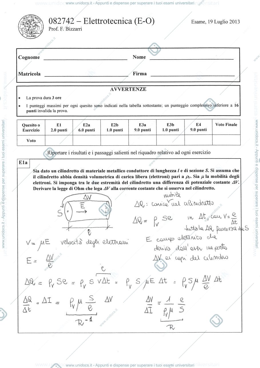Anteprima pagina 1 — Soluzione_19_07_2013 esame prof: Bizzarri
