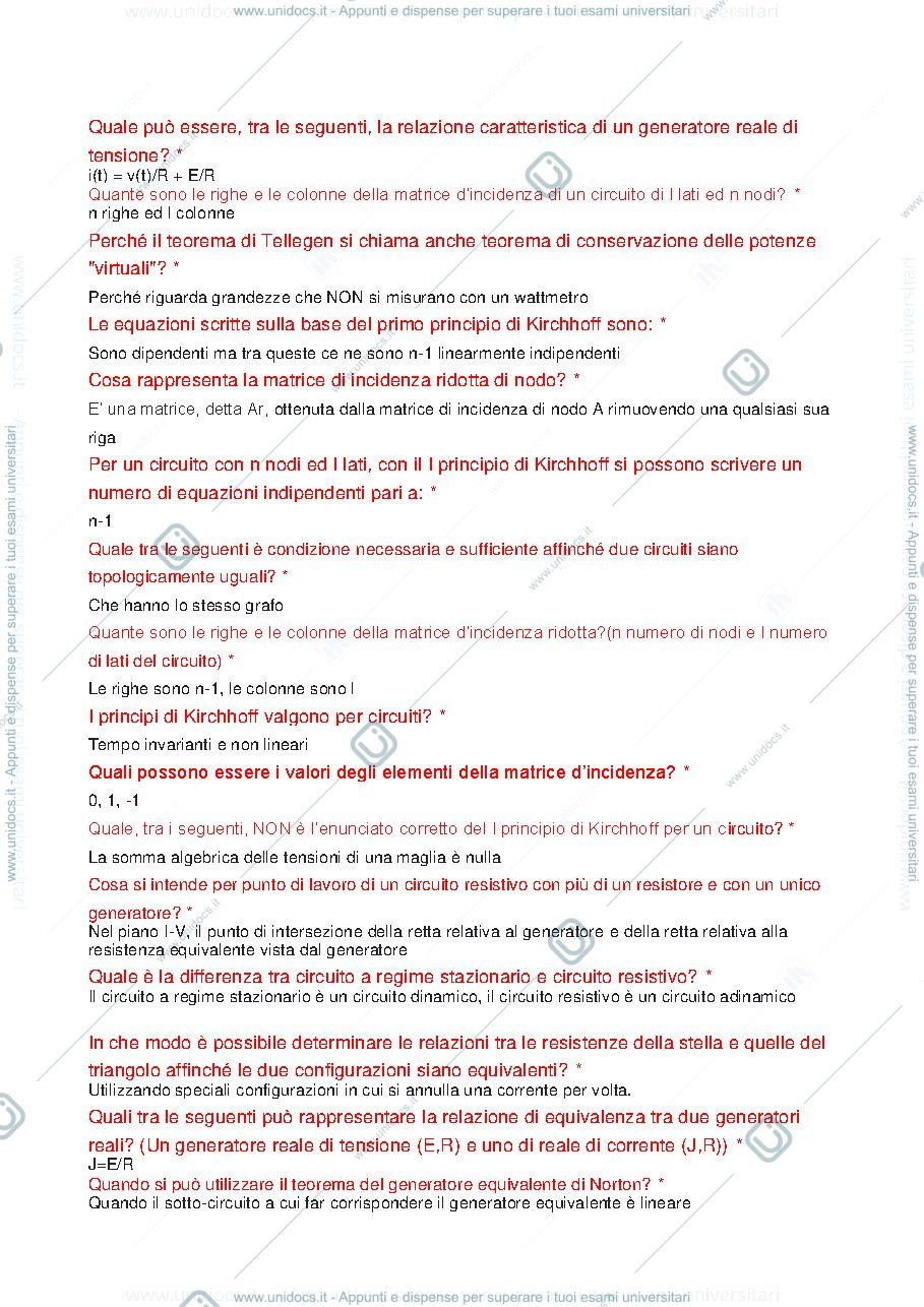 Anteprima pagina 2 — Alcune domande di teoria